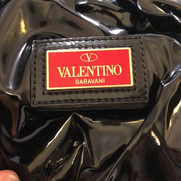 *Open to Offers* Valentino Lacca Ruched Bow Handbag - Picture 6 of 8